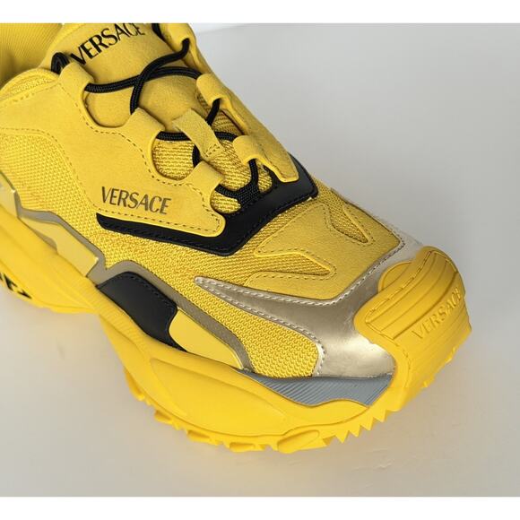 Versace Mercury M_VS_04 Sneakers Yellow 7 US (40 Euro) 1016306 NWT $800 main image 12